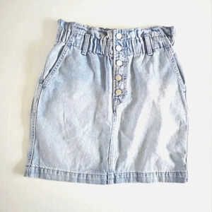 Gap Denim High Rise Mini Skirt